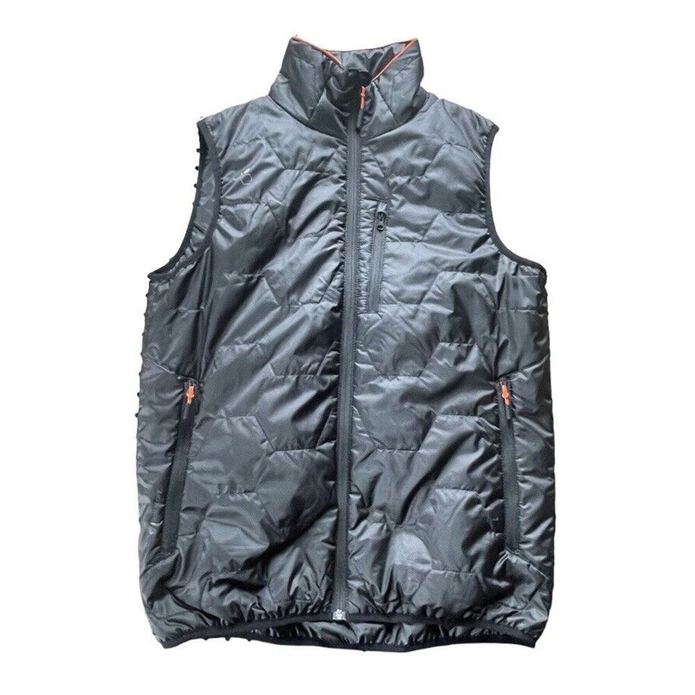 Musto Vest Mens Medium Black Tactical Clothing Land Rover Down Puffer Zip MINT